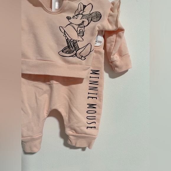 Disney Matching Sets | Minnie Mouse Sweat Set | Color: Pink | Size: 0-3months| - Picture 6 of 8